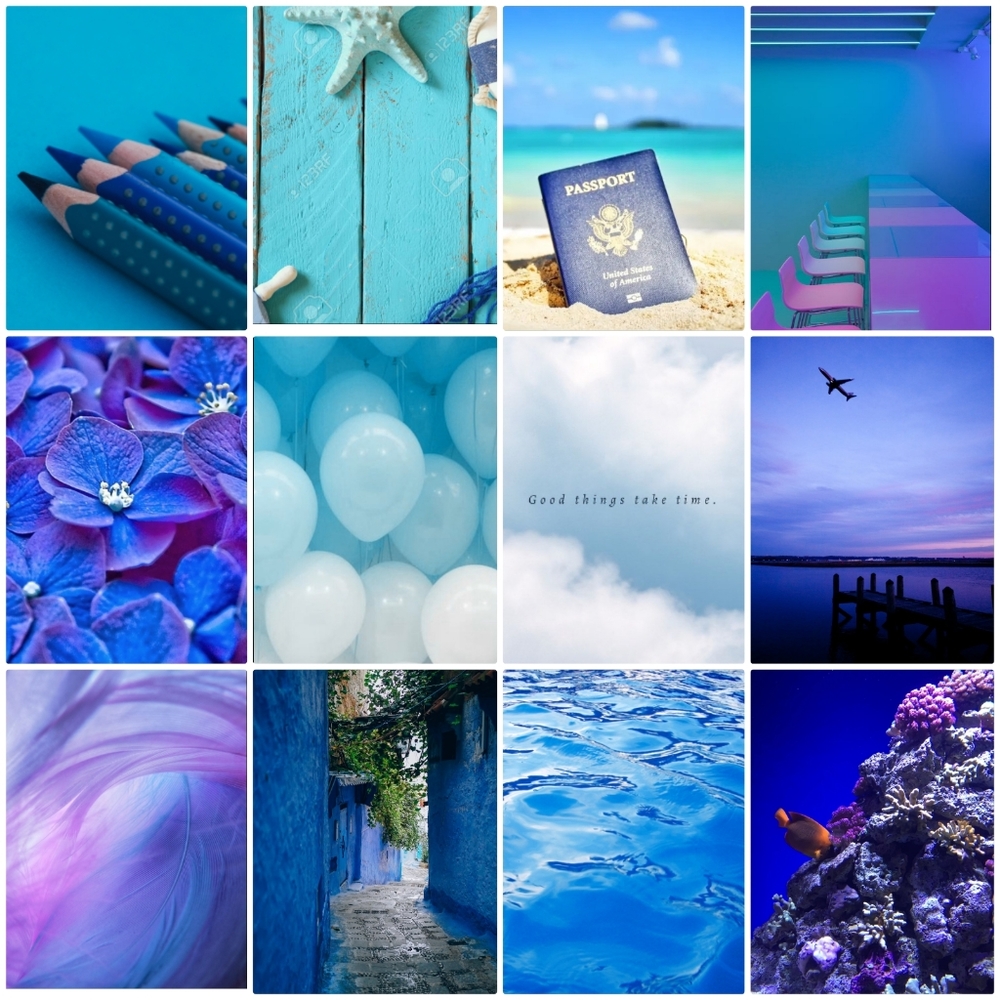 🌊Blue & Violet Tones